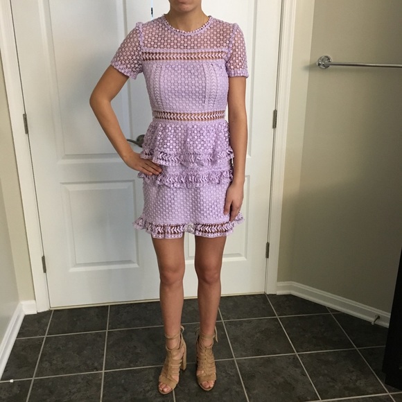 NWT INA Spring dress w/ unique crochet detail -SzS - Picture 4 of 6